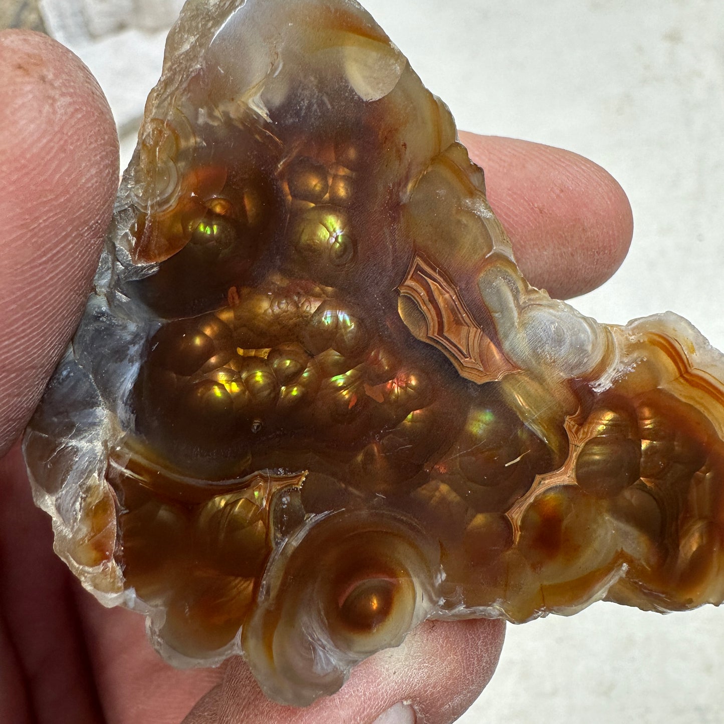 AGUASCALIENTES FIRE AGATE Polished Specimen