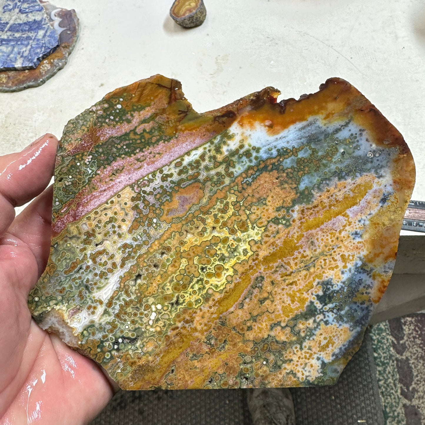 RIVER JASPER Slab - 356 grams