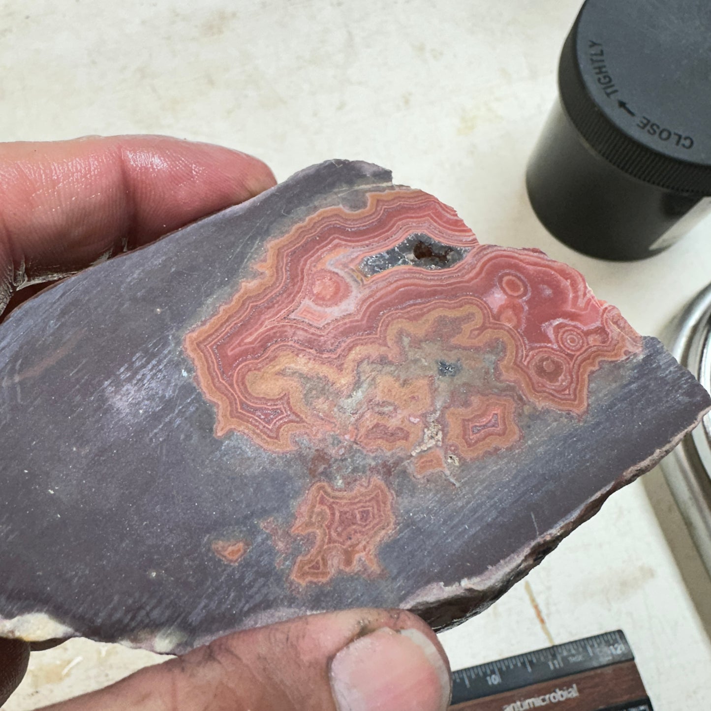 DRYHEAD AGATE Faced Rough - 0.73 Pounds