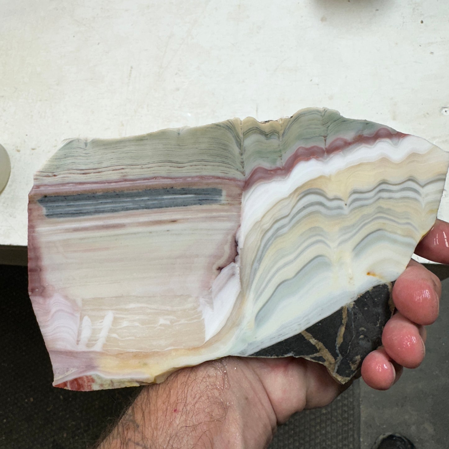 WINDY MOUNTAIN AGATE Slab - 380 grams