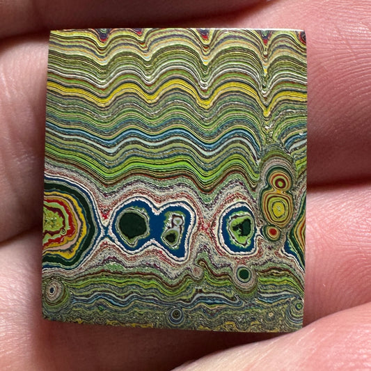 Playground Fordite cabochon