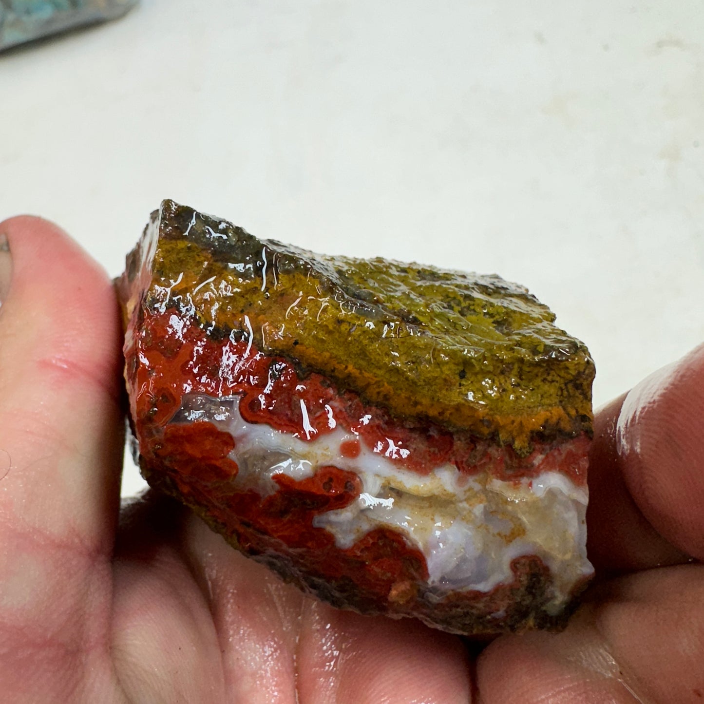 MOROCCAN SEAM AGATE Rough - 0.43 Pounds