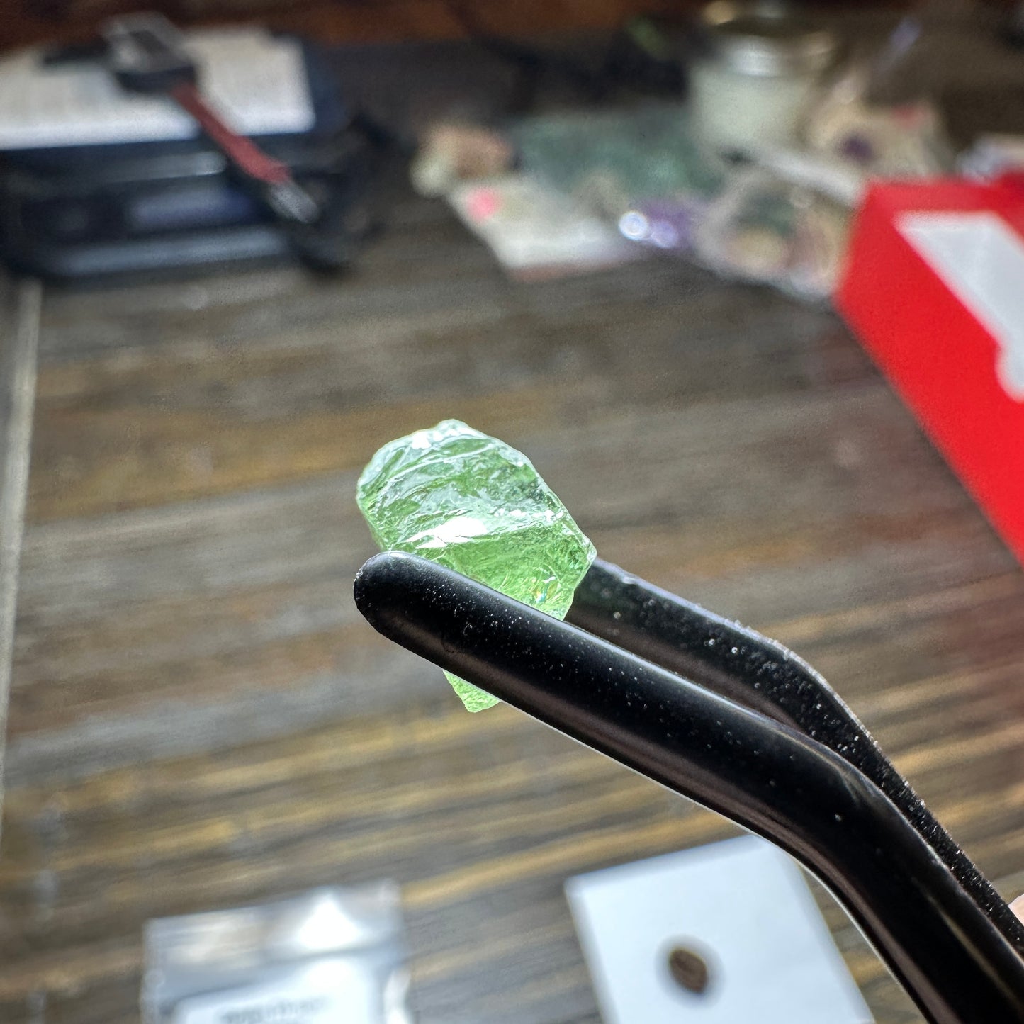 8.23ct GREEN DRAGON GARNET Facet Rough