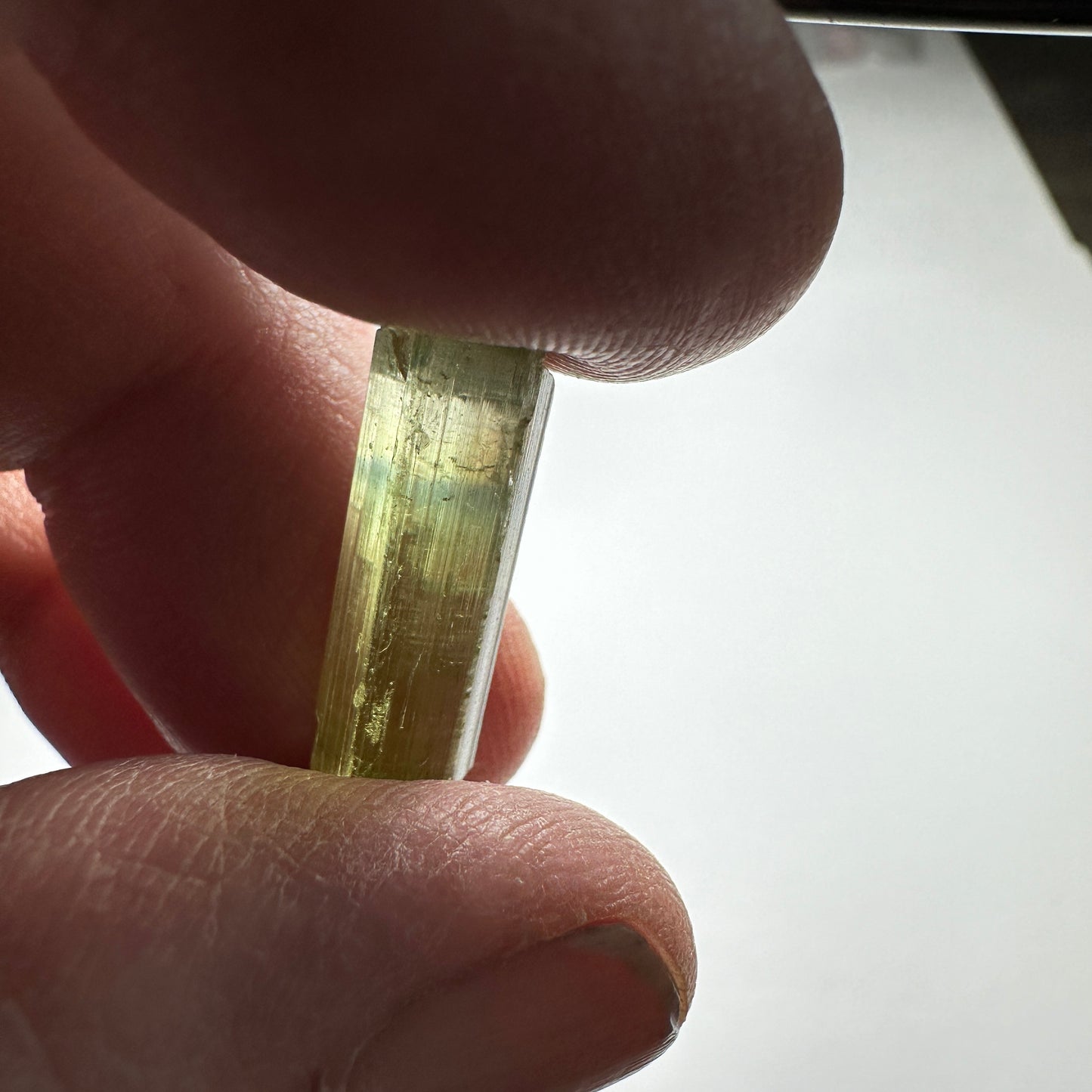 13.29ct GREEN TOURMALINE Facet Rough