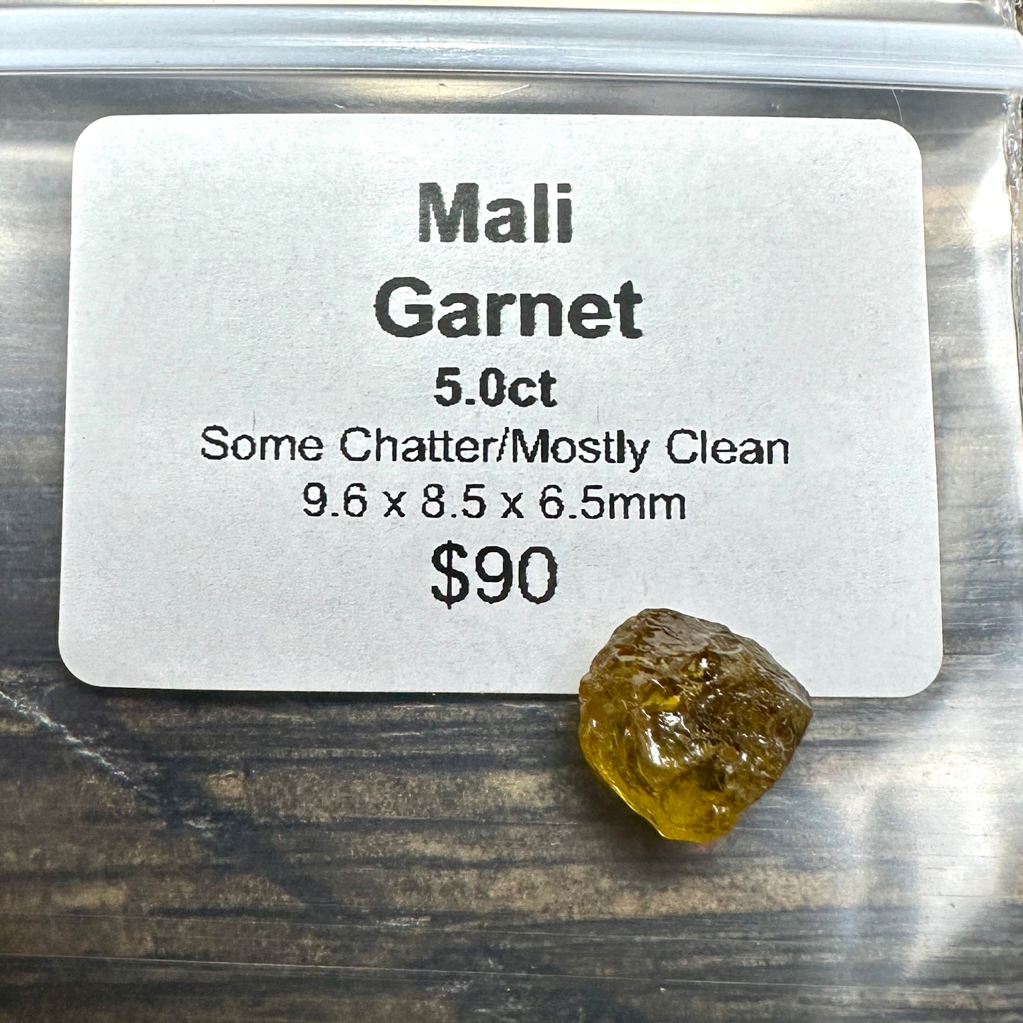 5.0ct MALI GARNET Facet Rough