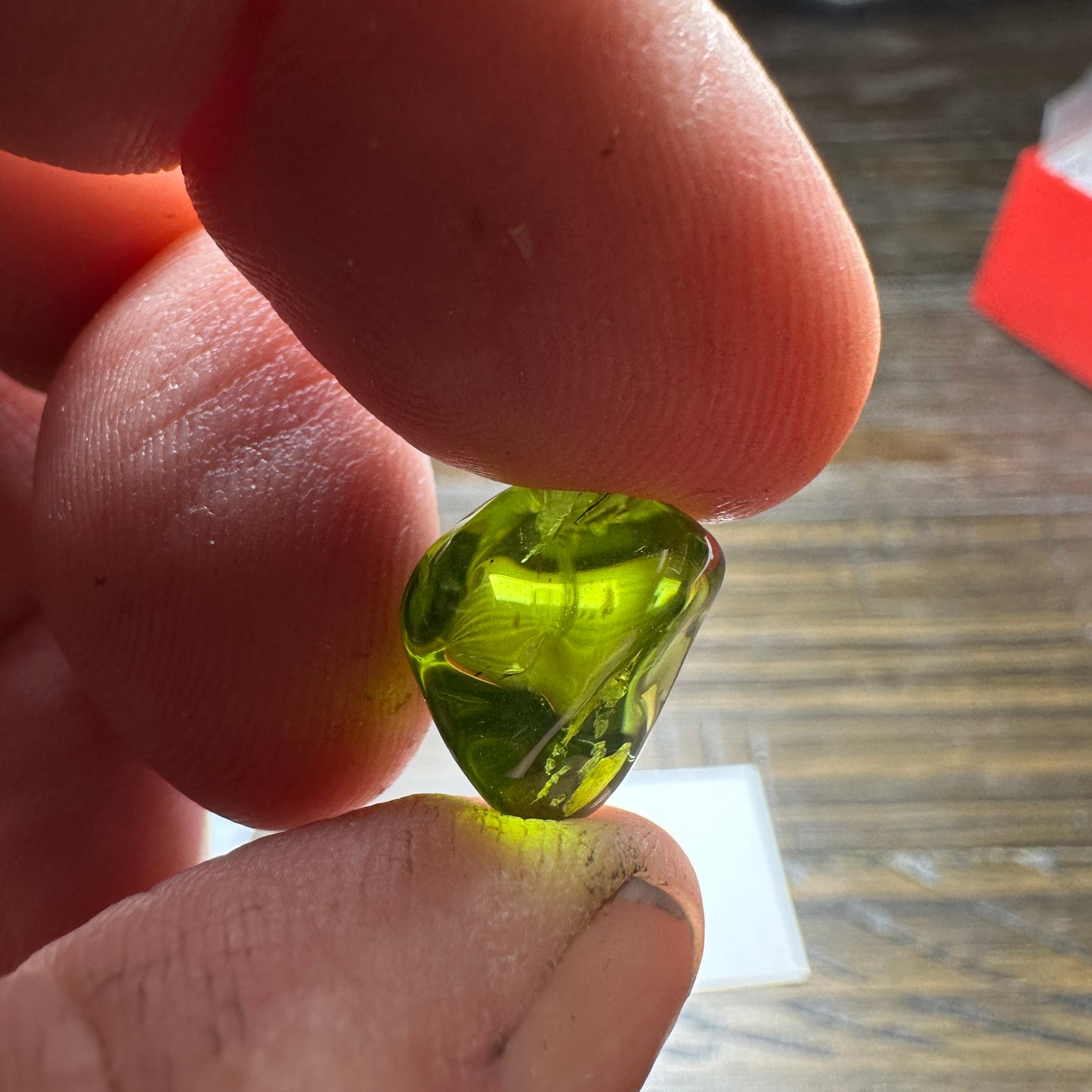 15.23ct Arizona PERIDOT Facet Rough