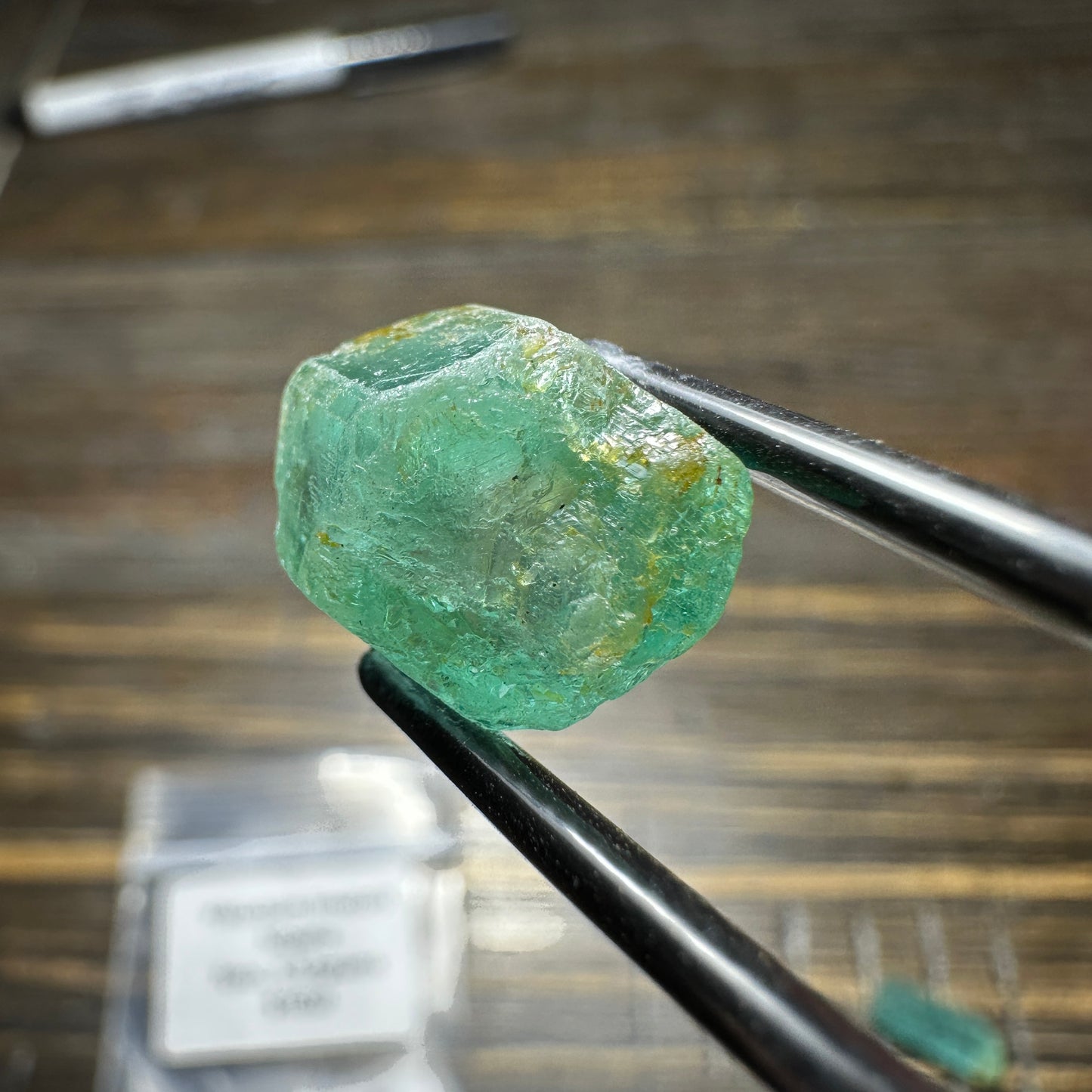VANADIUM EMERALD 3pcs., 5.53g Facet Rough Parcel