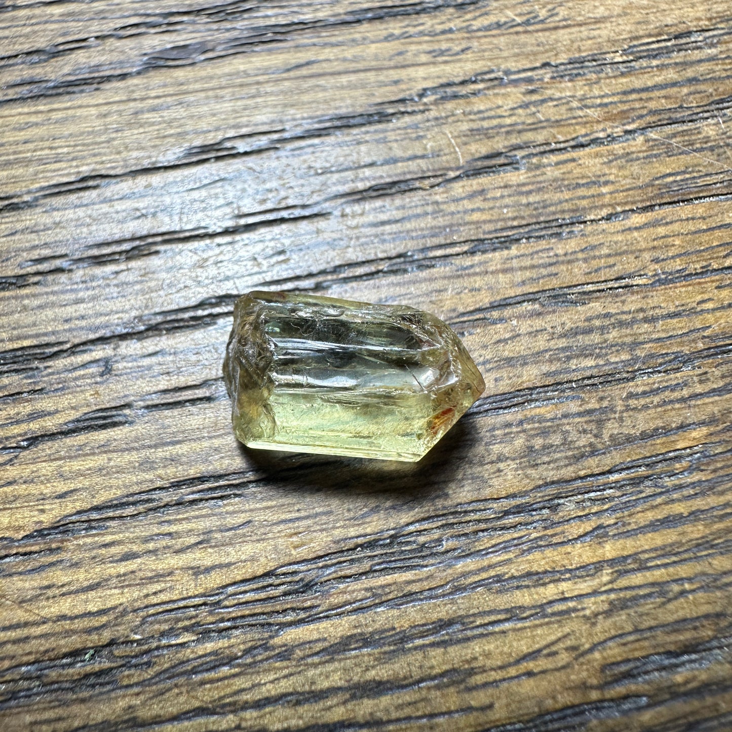 9.8ct YELLOW APATITE Facet Rough