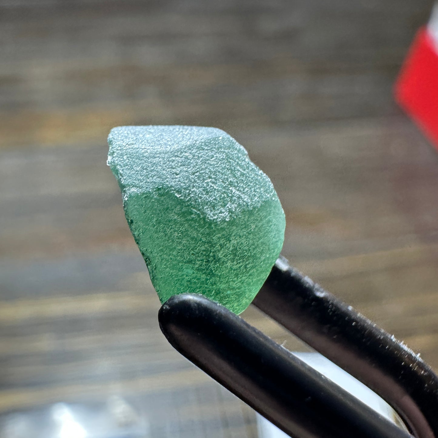 4.75ct GREEN APATITE Preformed Facet Rough