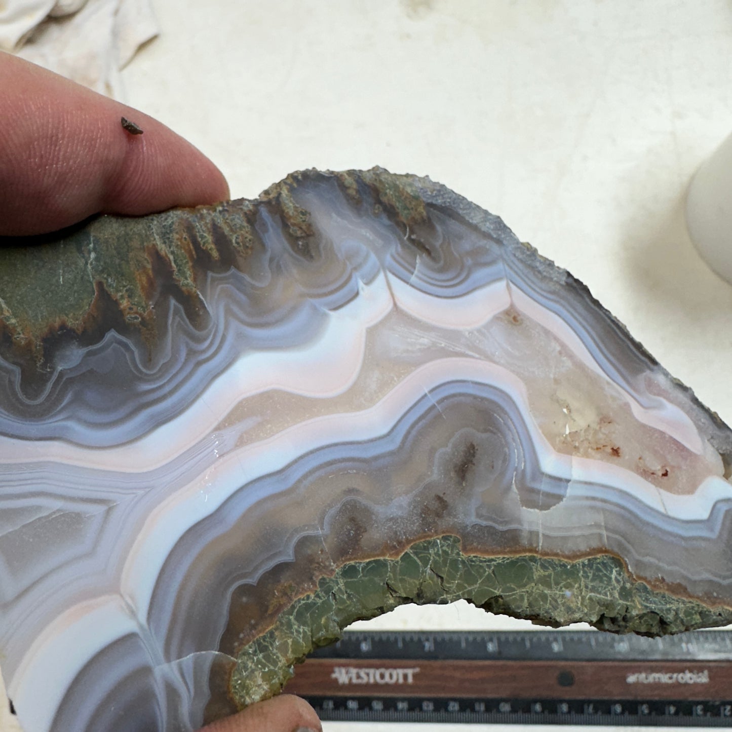 MOROCCAN KERROUCHEN AGATE Slab - 136 grams