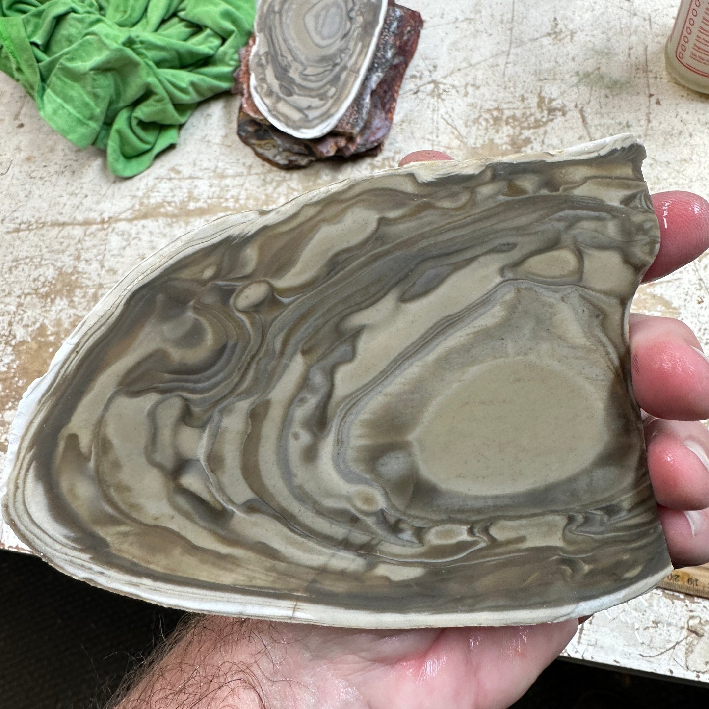 POLISH FLINT Slab - 218 grams