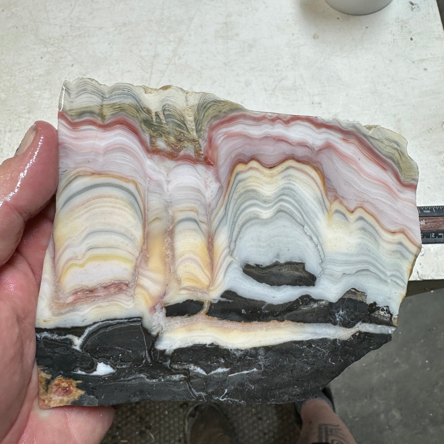 WINDY MOUNTAIN AGATE Slab - 265 grams