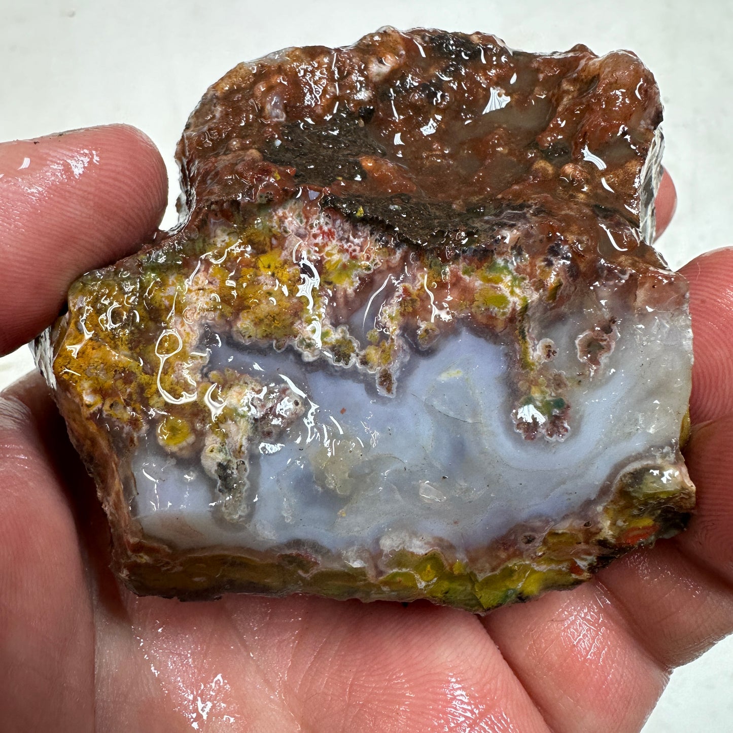 MOROCCAN AGATE Rough - 0.82 Pounds