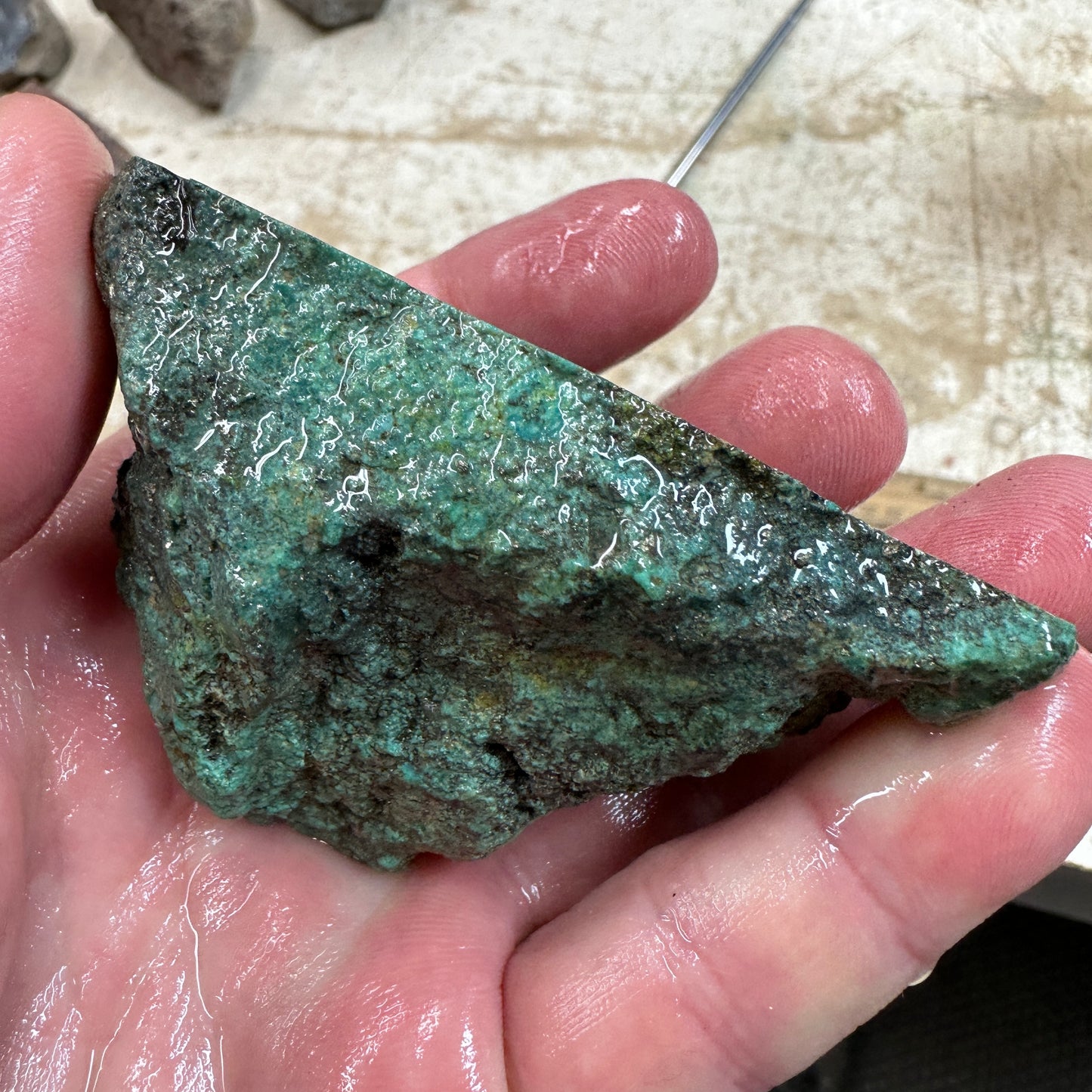 230 gram MORENCI2 Turquoise rough