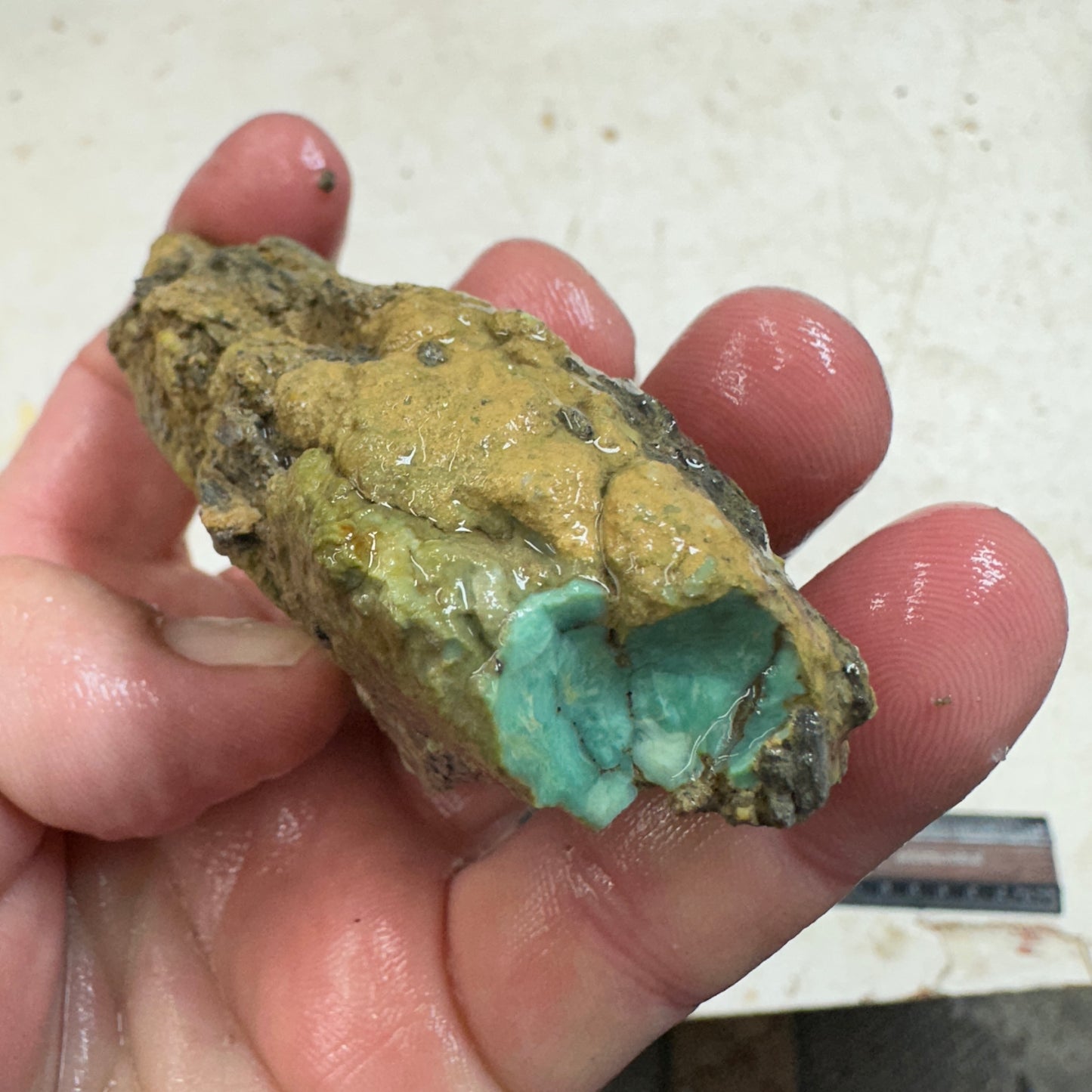 BROKEN ARROW VARISCITE Rough - 142 grams