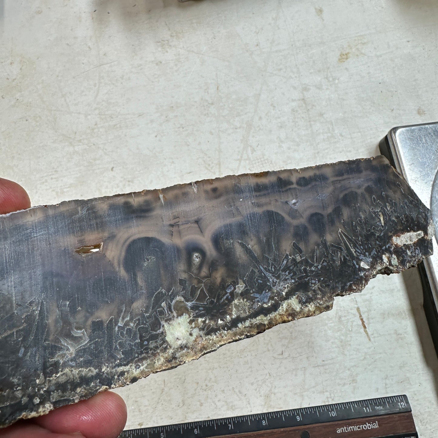 TURKISH STICK AGATE Slab - 235 grams