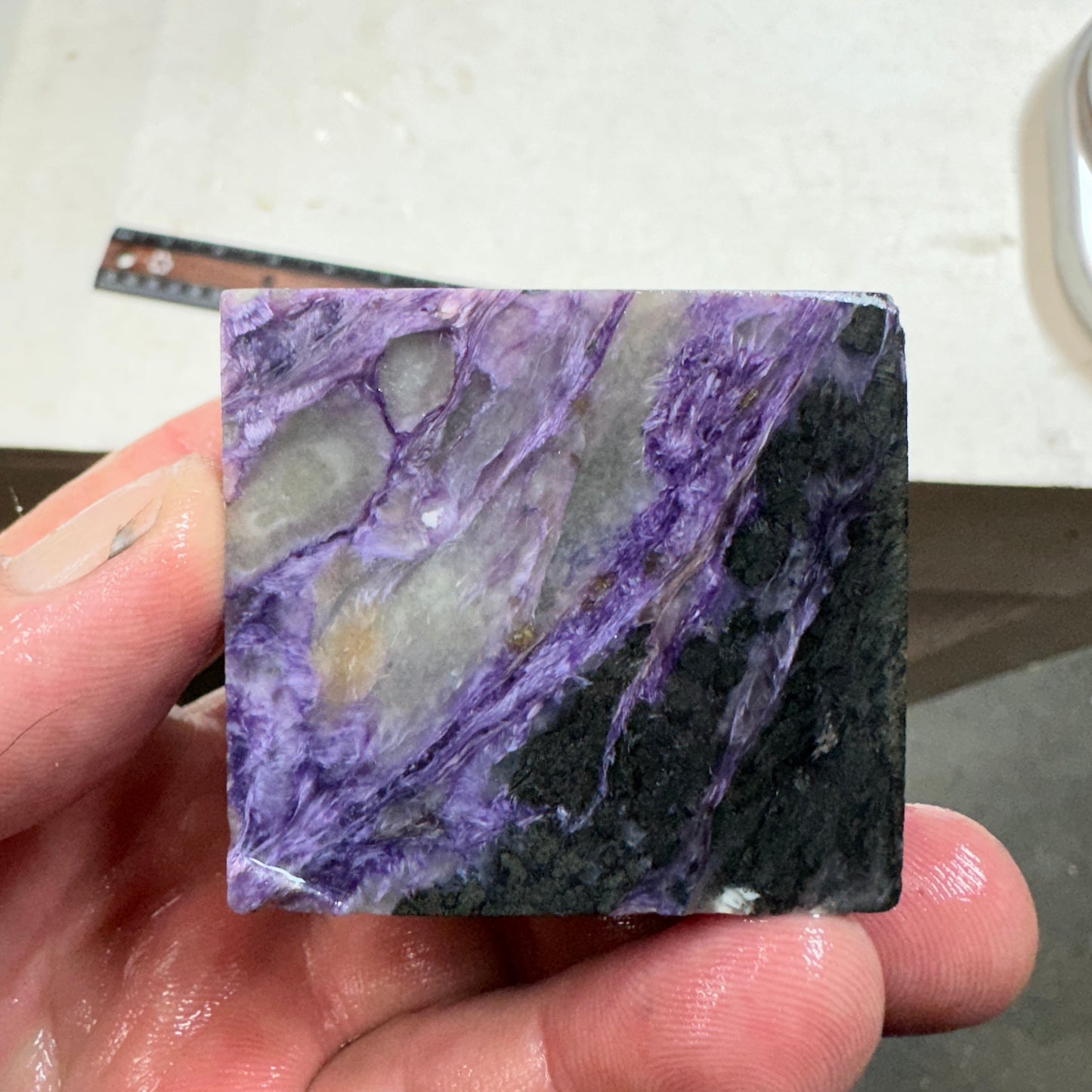 CHAROITE Blocked Rough - 0.64 Pounds