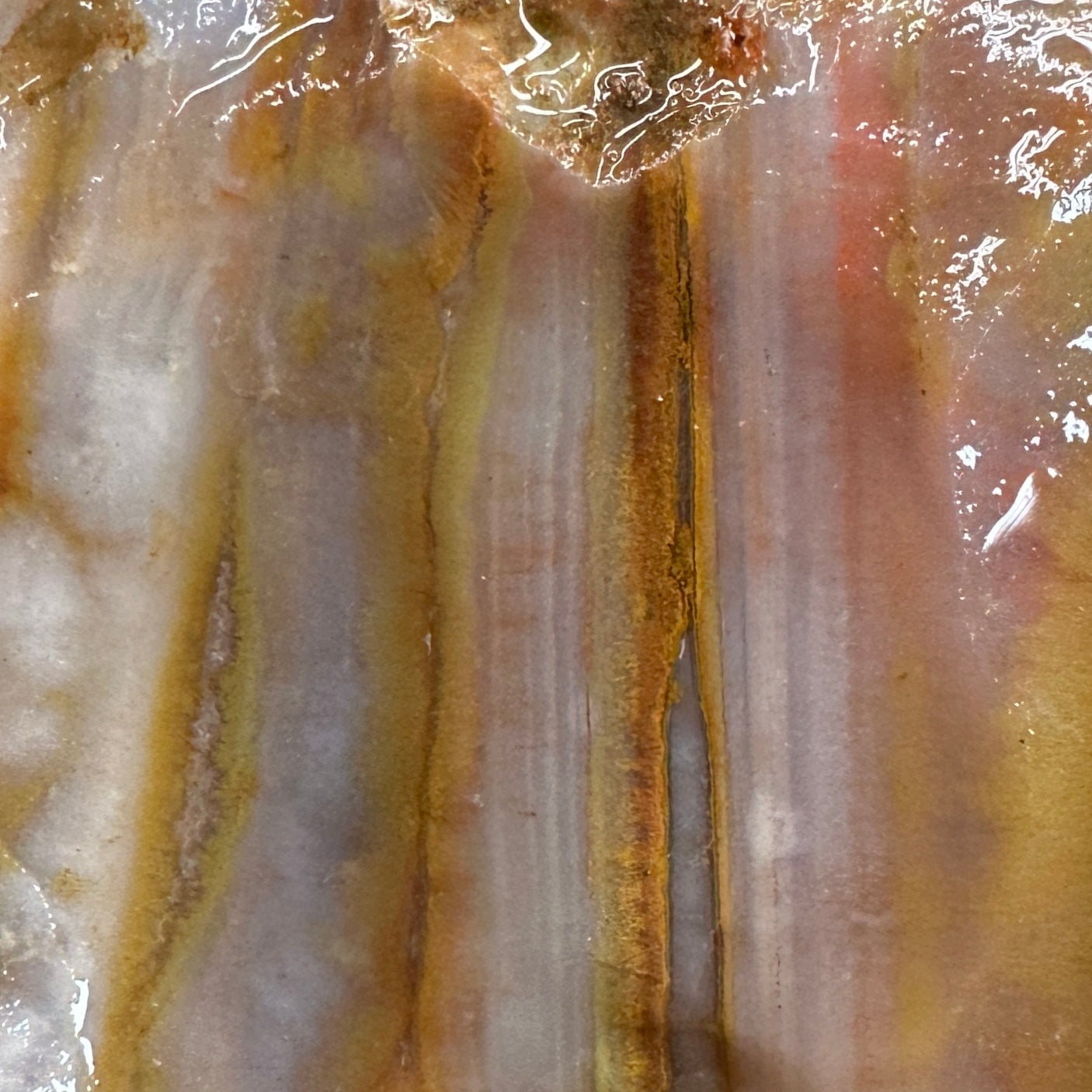 SUMATRAN FLAME SAGENITE AGATE Rough - 1.49 pounds