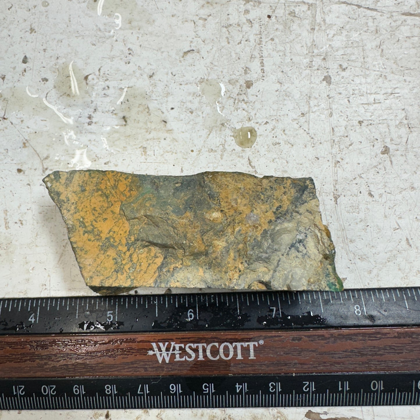 AUSTRALIAN VARISCITE Faced Rough - 117.5 grams