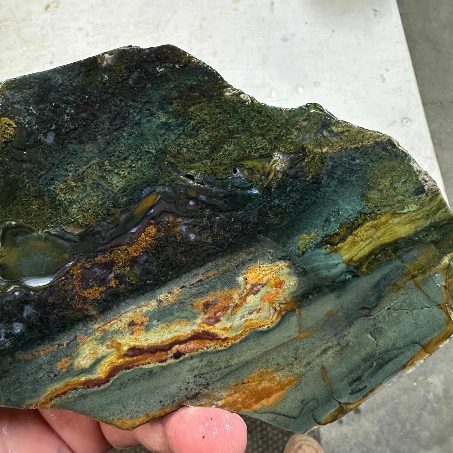 ECHO RIDGE JASPER Slab - 214 grams