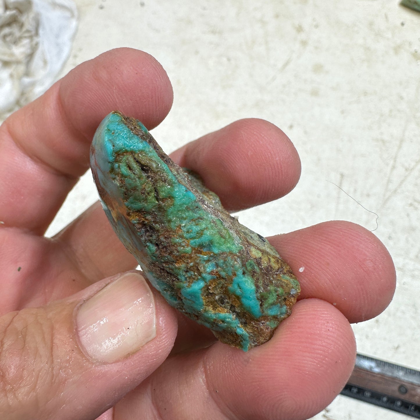 KINGMAN CEREMONIAL Turquoise rough - 49.6 grams