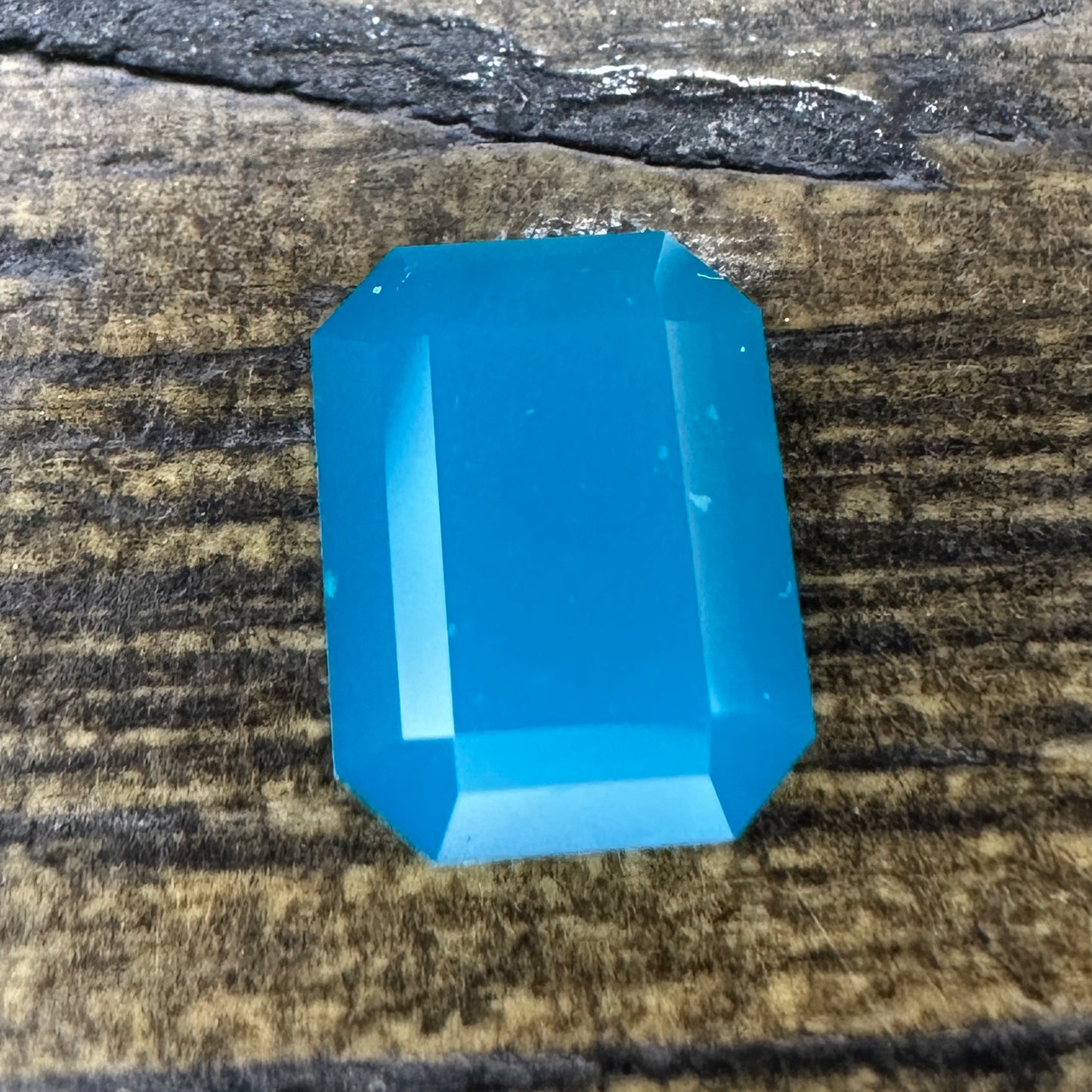 2.59ct GEM SILICA CHRYSOCOLLA Faceted Stone AGT001