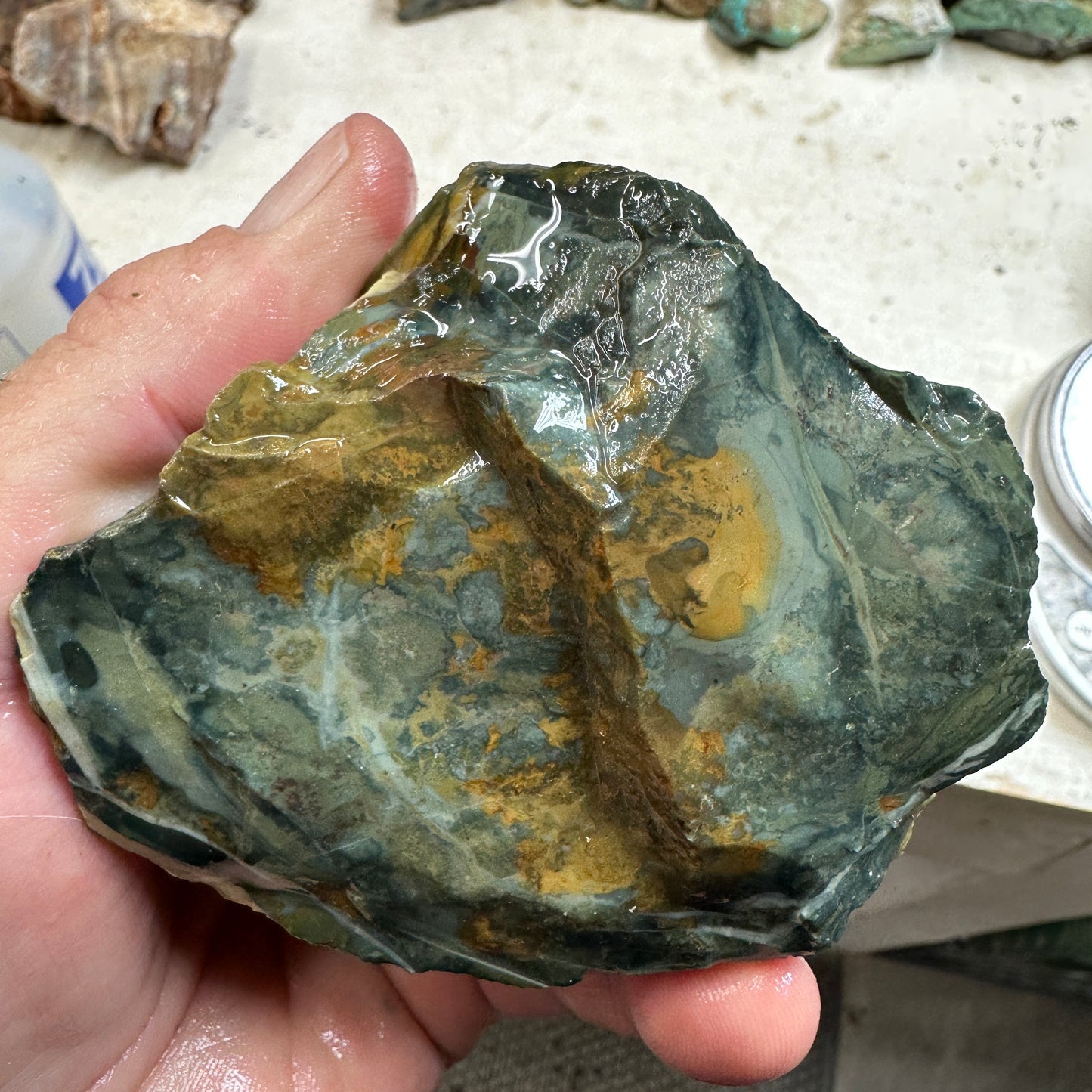 MORRISONITE JASPER Rough - 1.12 Pounds