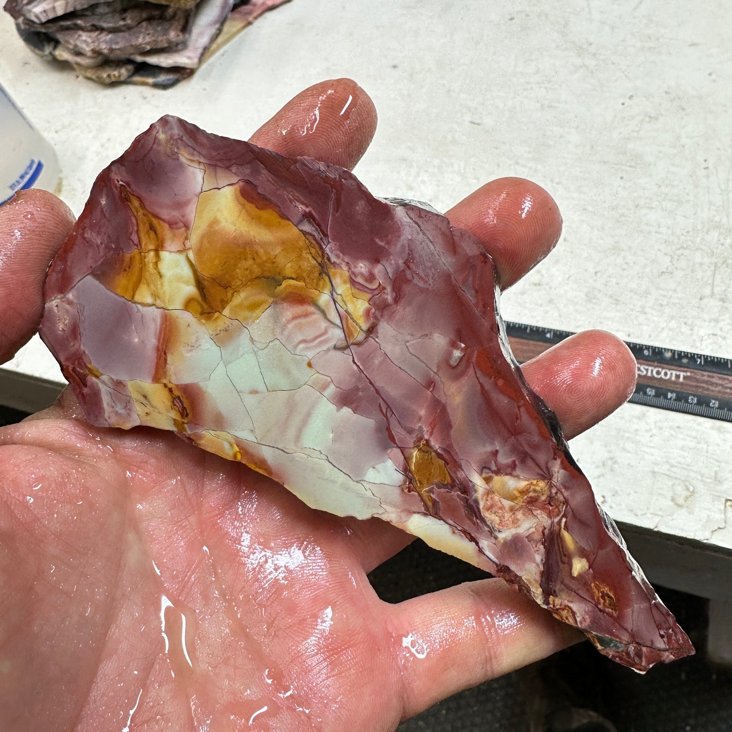 MESCALERO JASPER Slab - 156 grams