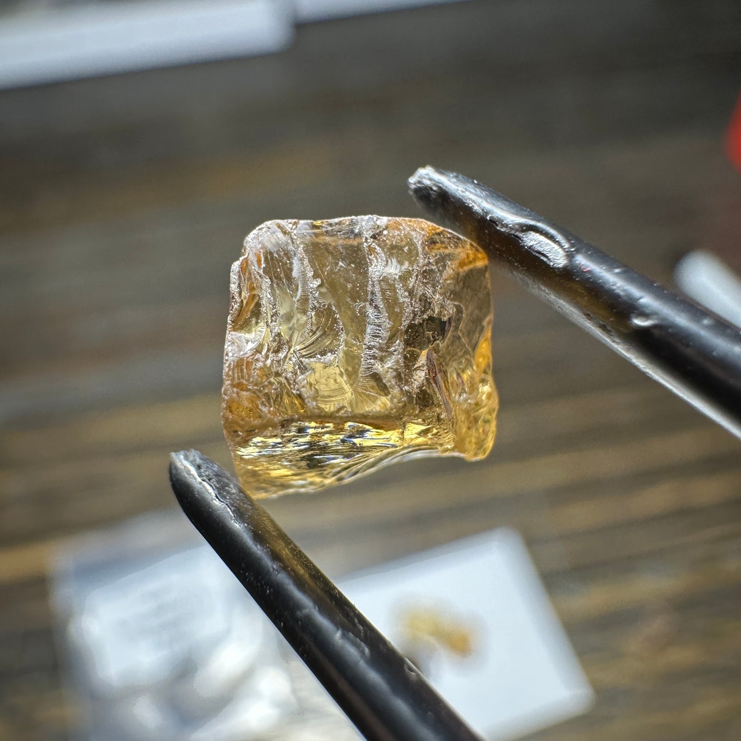 IMPERIAL TOPAZ 4pcs., 3.99g Facet Rough Parcel