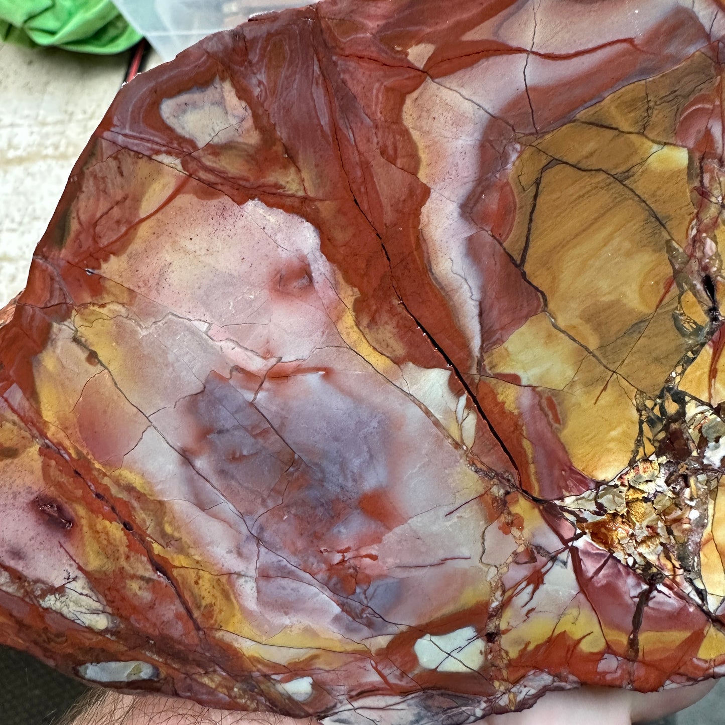 MESCALERO JASPER Slab - 229 grams