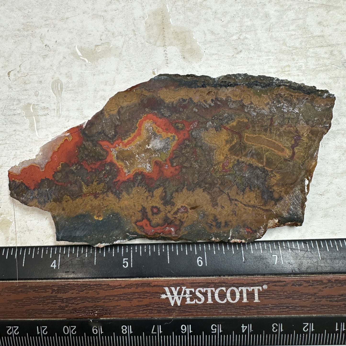 MOROCCAN SEAM AGATE Slab - 81 grams