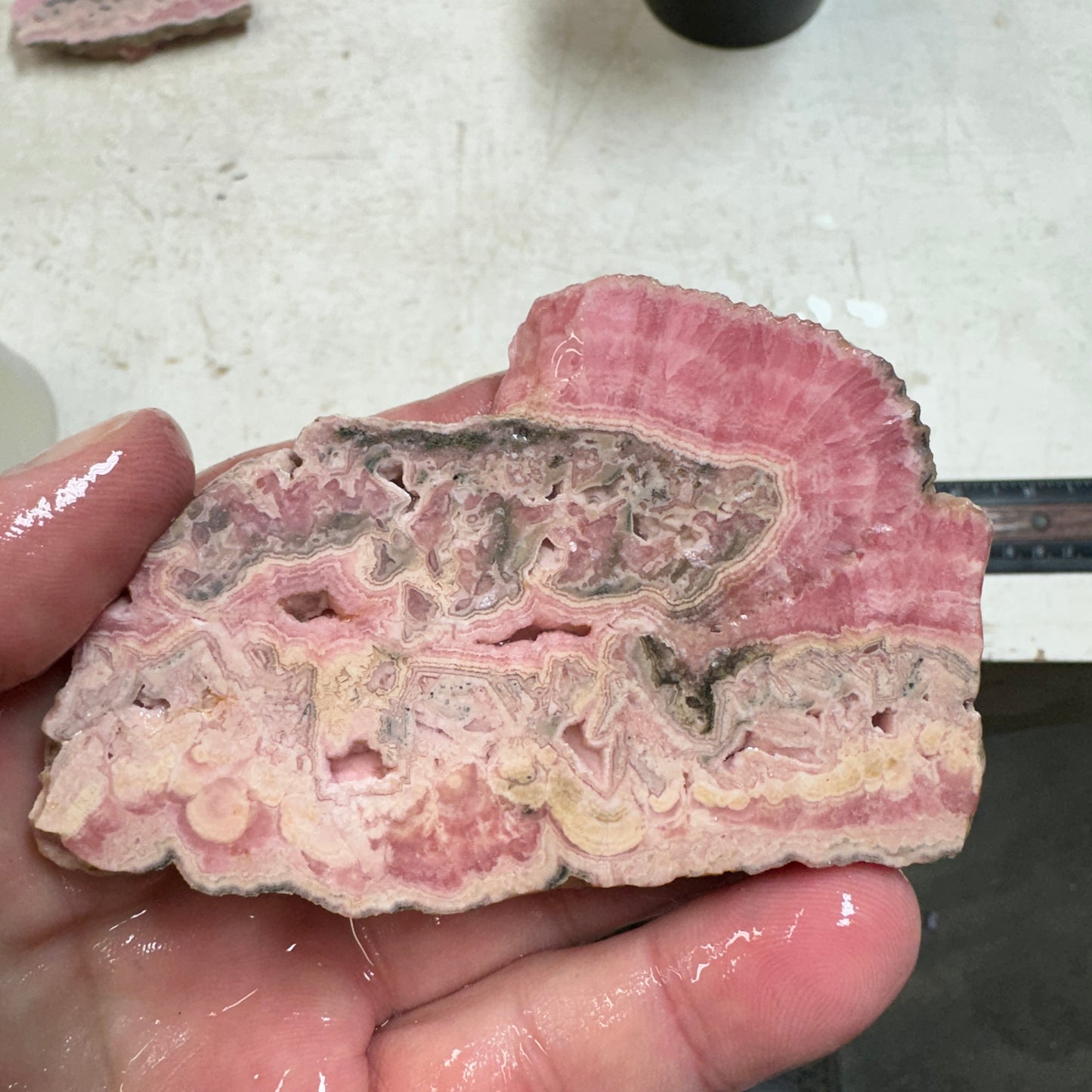 Argentina RHODOCHROSITE Slab - 111 grams