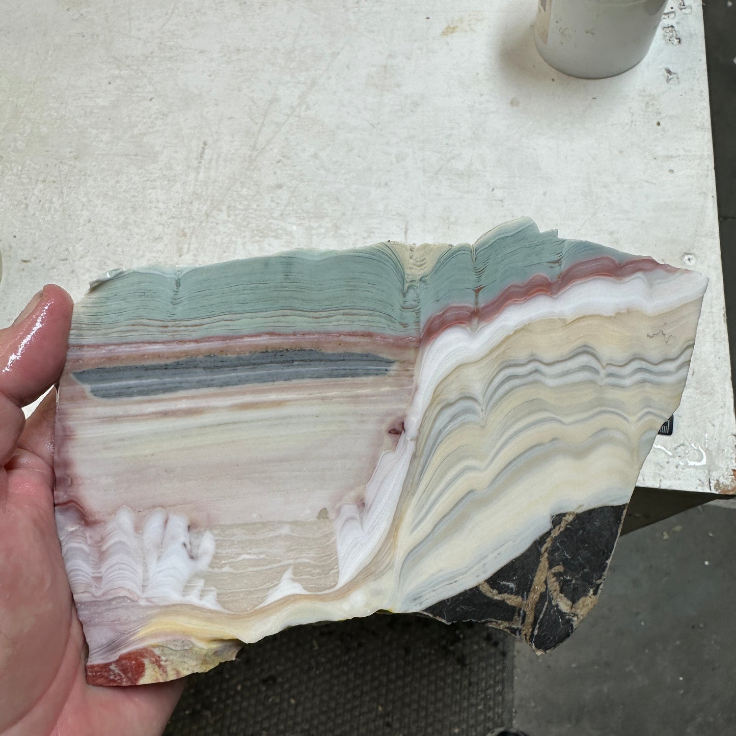 WINDY MOUNTAIN AGATE Slab - 412 grams