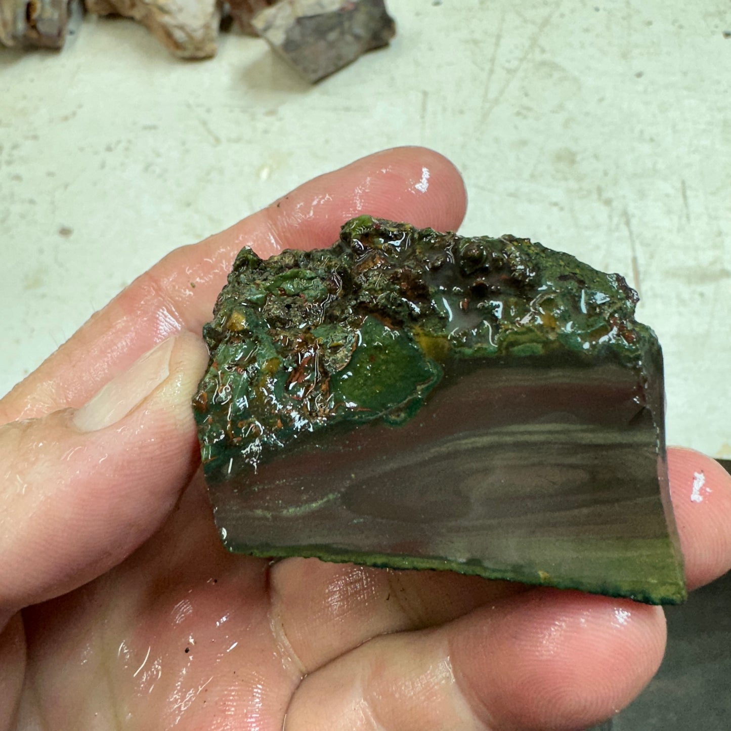 Orbed ECHO RIDGE JASPER Rough - 0.23 Pounds