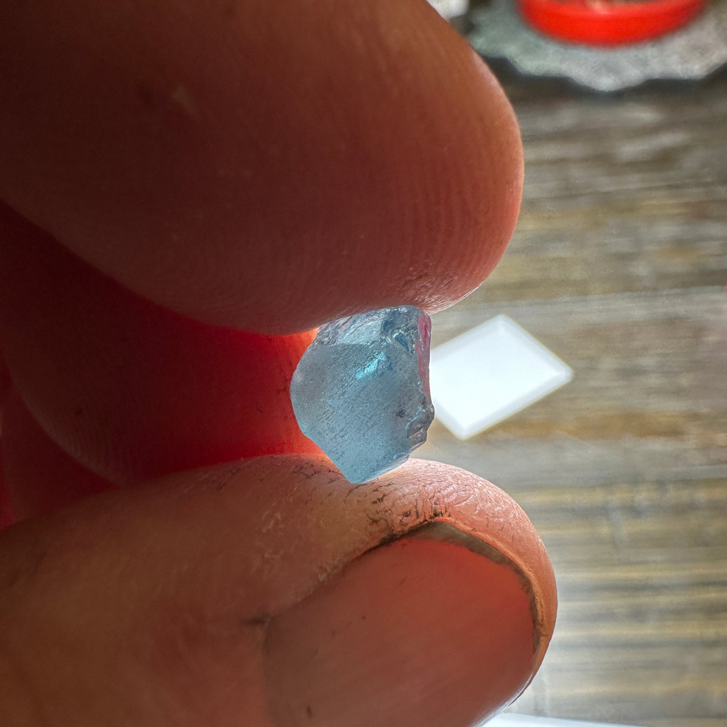 5.21ct BLUE ZIRCON Facet Rough