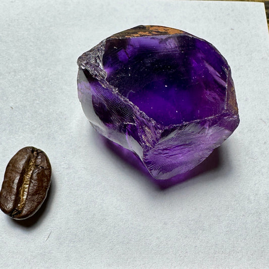 112.0ct Brazilian AMETHYST QUARTZ Facet Rough