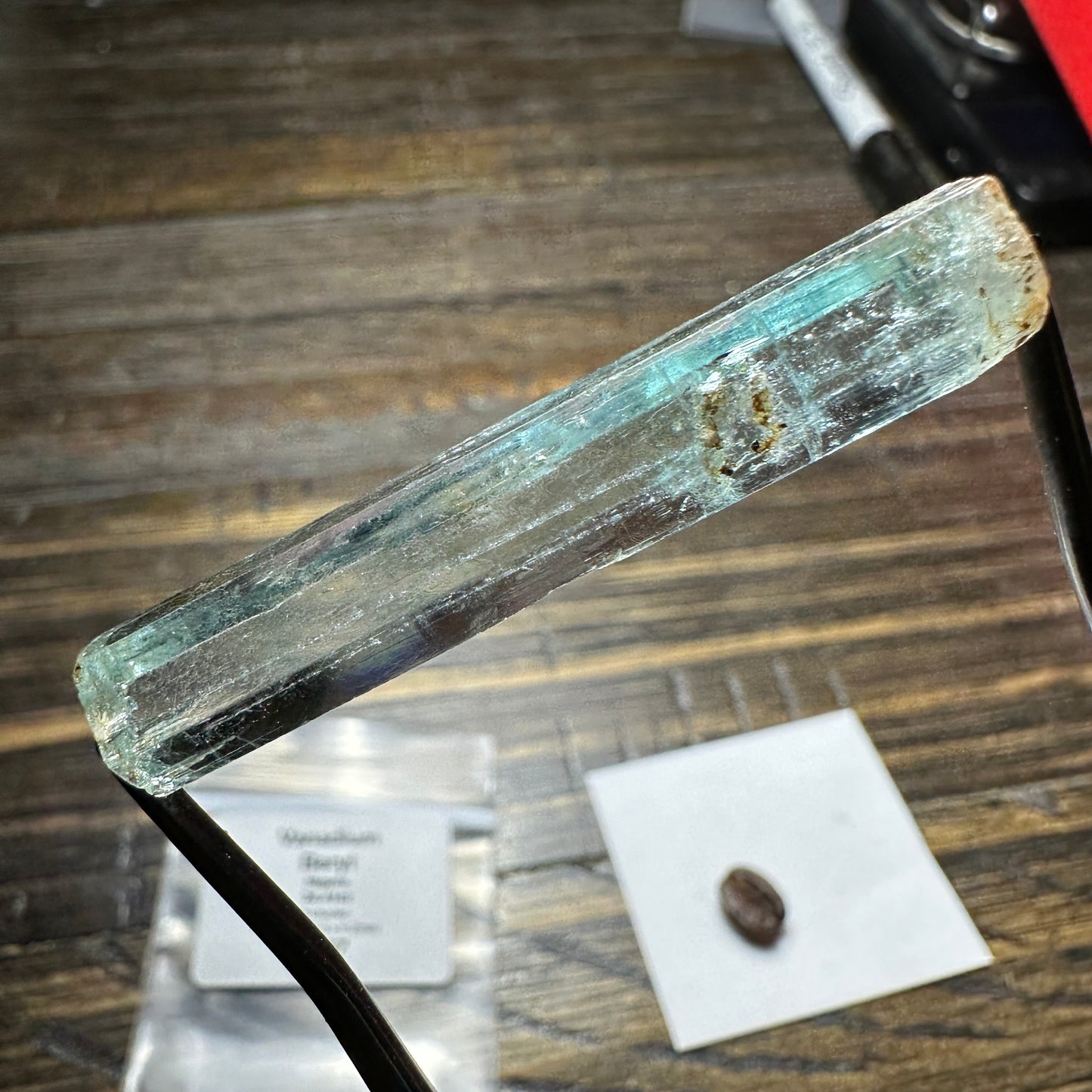 24.41ct VANADIUM BERYL Facet Rough