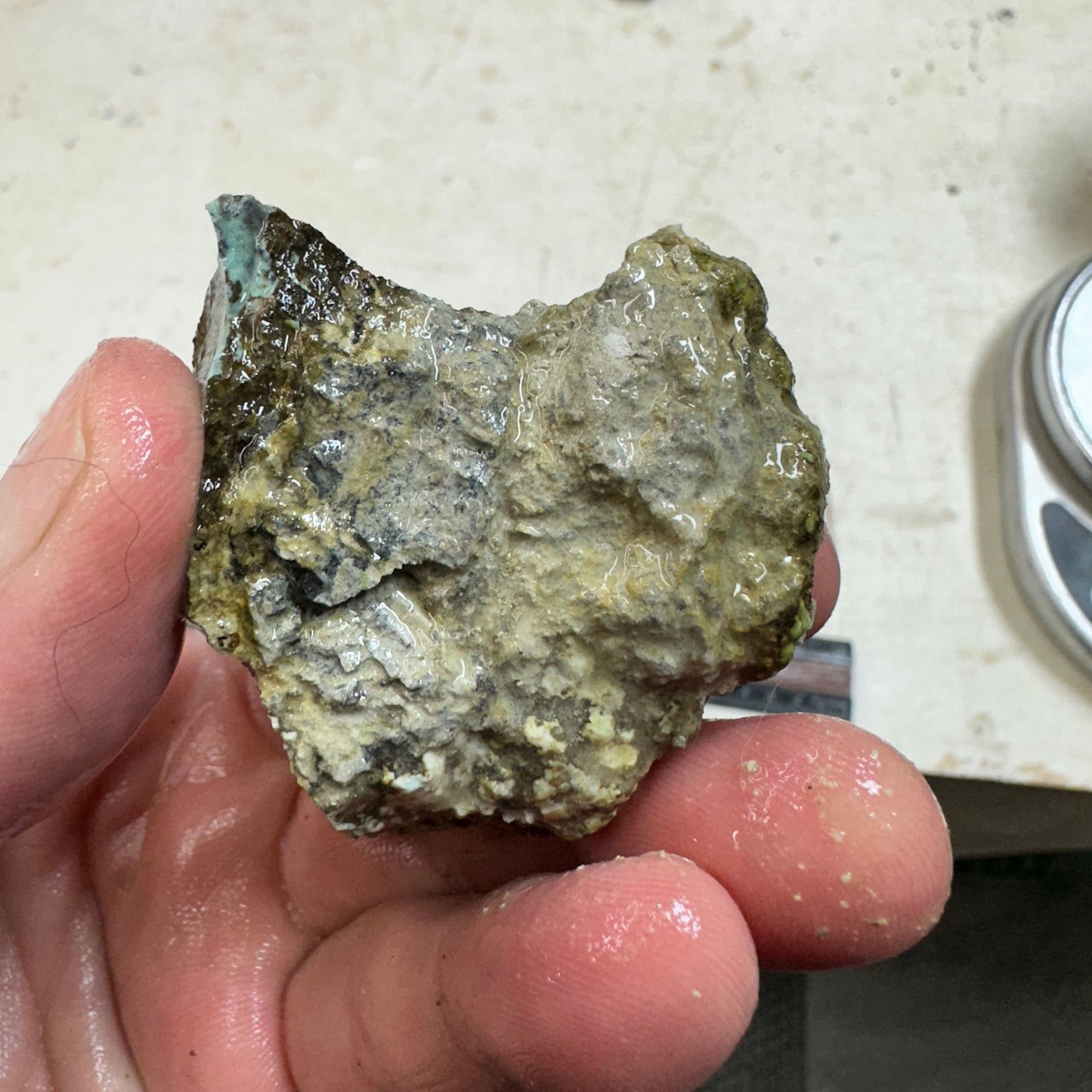 BROKEN ARROW VARISCITE Rough - 111.5 grams