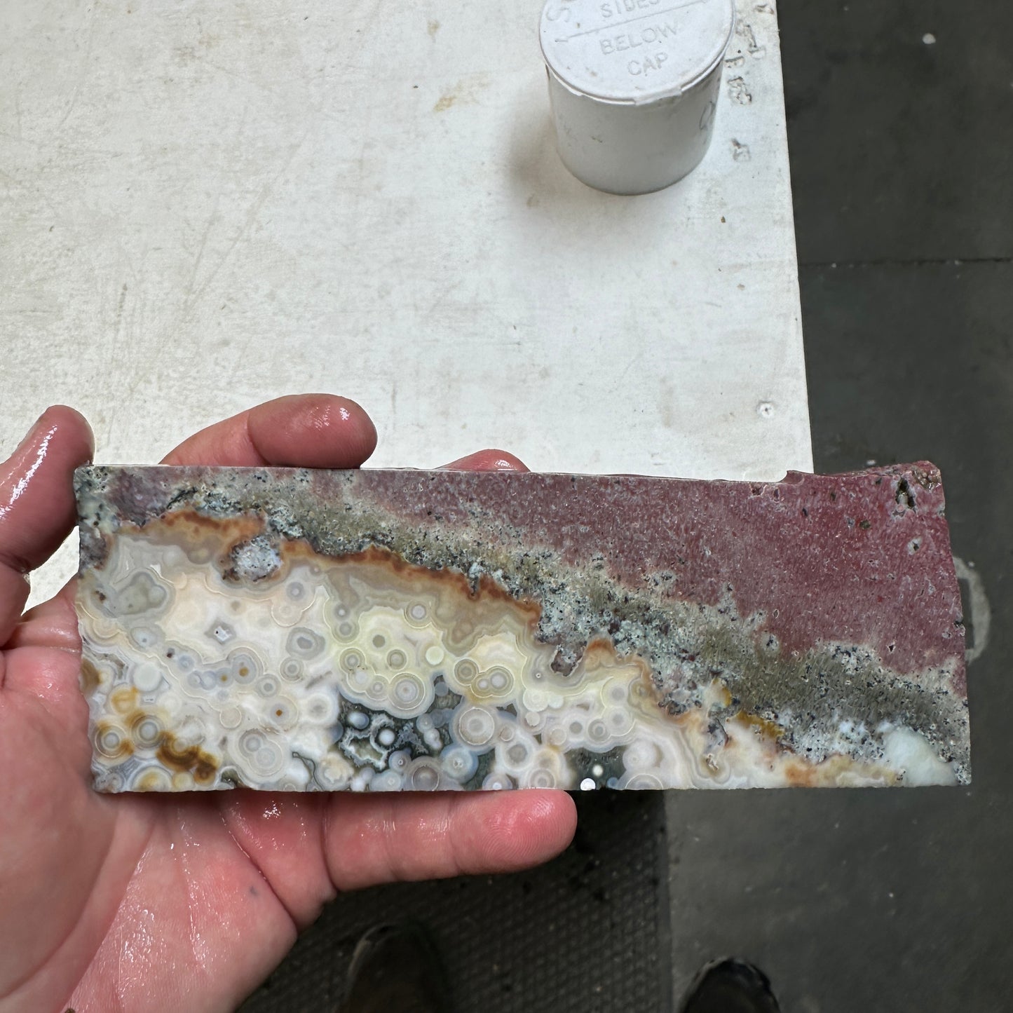 OCEAN JASPER Slab - 195 grams