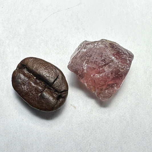 10.36ct ROSE ZIRCON Facet Rough