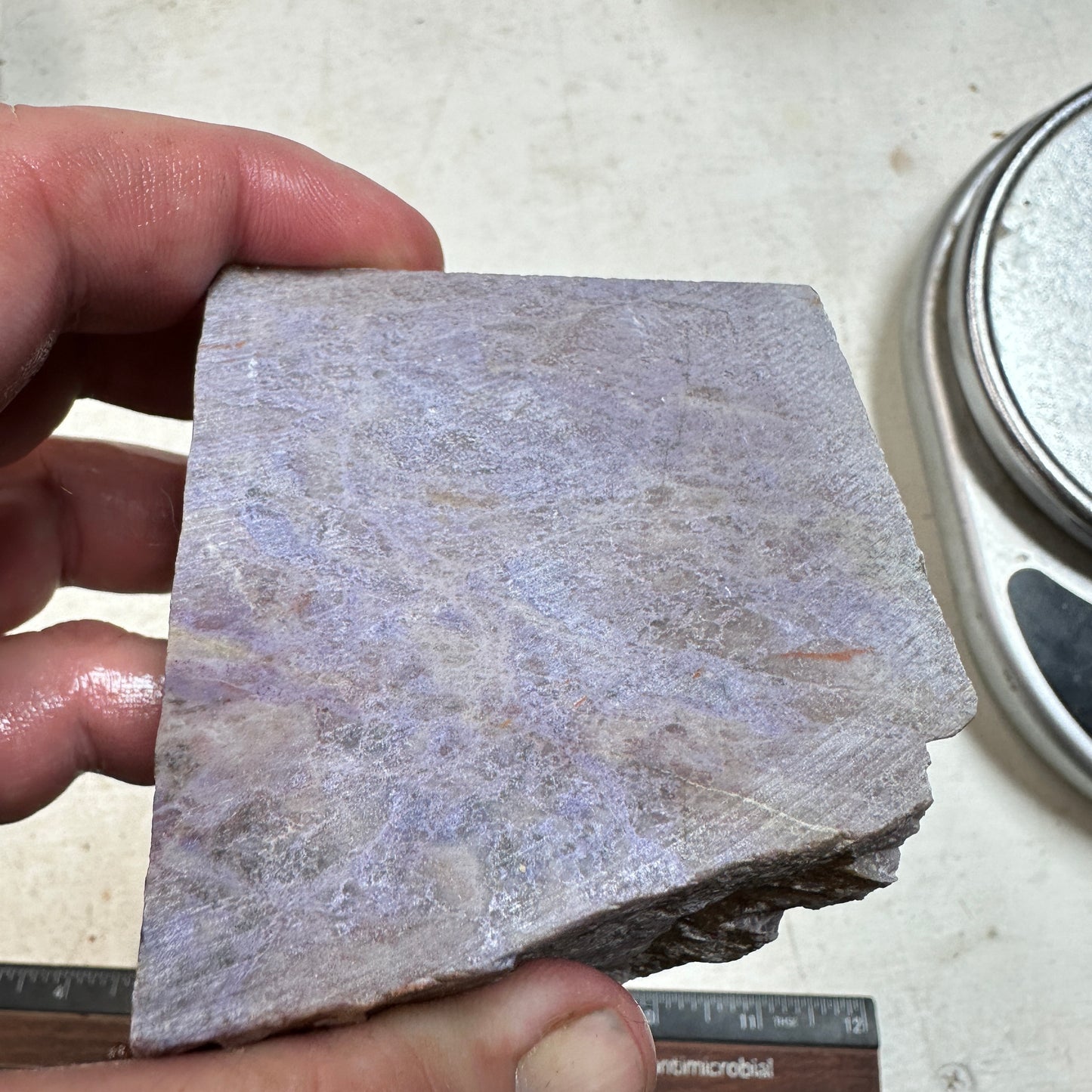 TURKISH PURPLE JADEITE Faced Rough - 1.30 Pounds