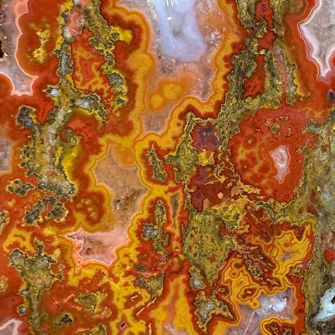 MOROCCAN SEAM AGATE Slab - 164 grams