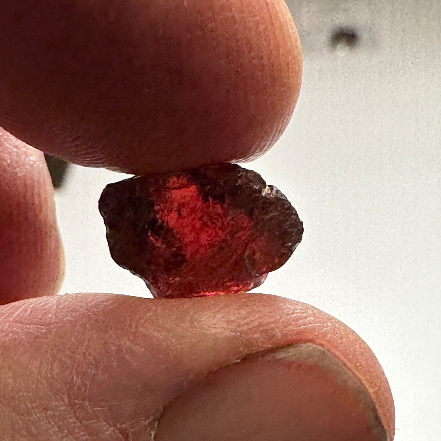 10.5ct RHODOLITE GARNET Facet Rough