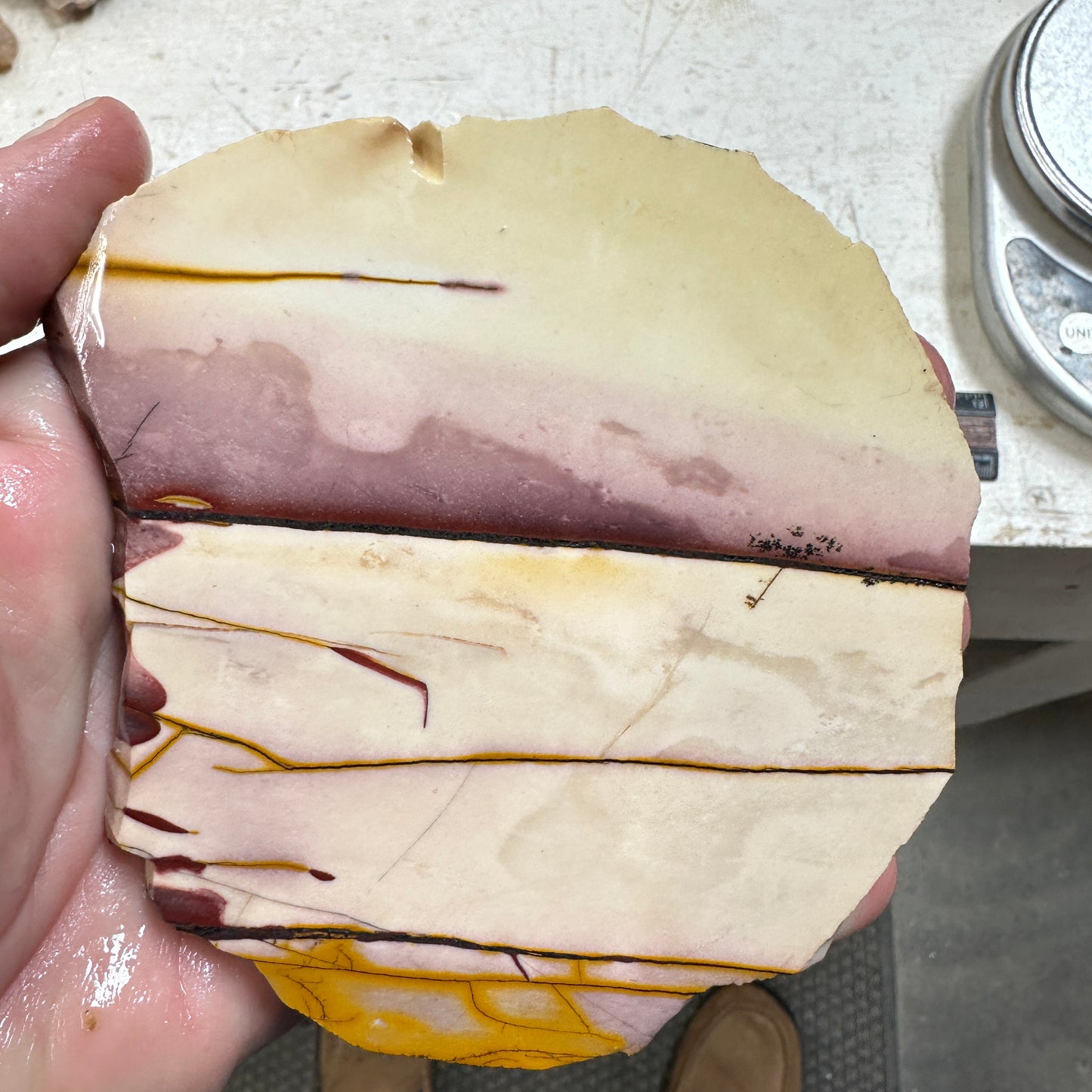 PASTEL MOOKAITE Slab - 138 grams