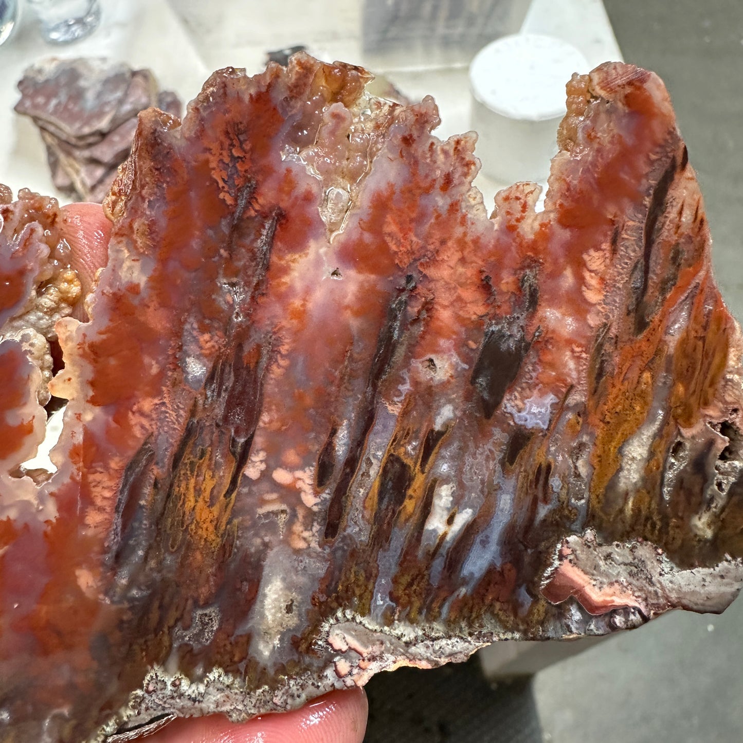 SICAT PLUME AGATE Slab - 156 grams