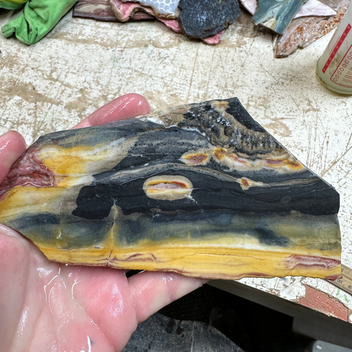 WINDY MOUNTAIN JASPER Slab - 178 grams