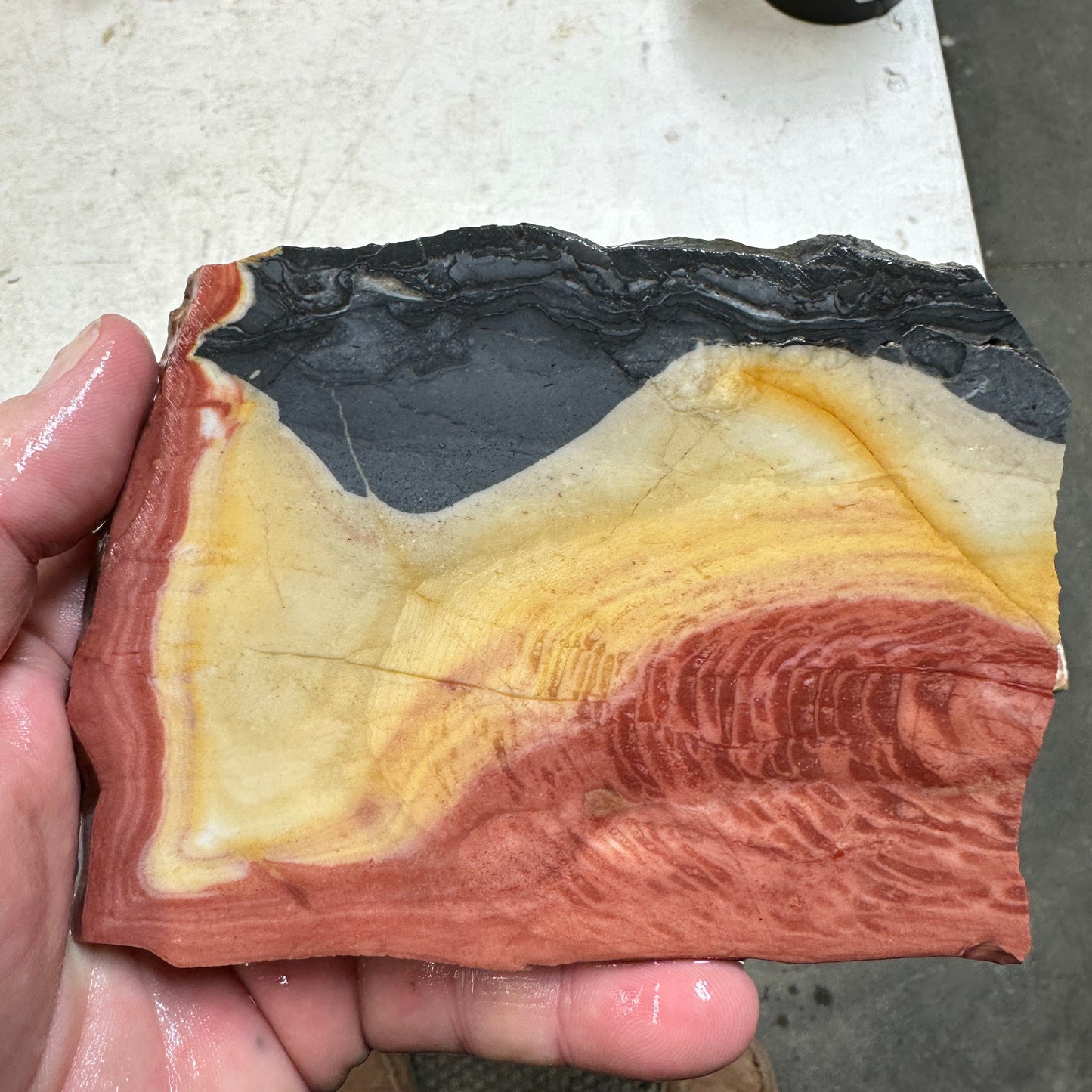 WINDY MOUNTAIN JASPER Slab - 232 grams