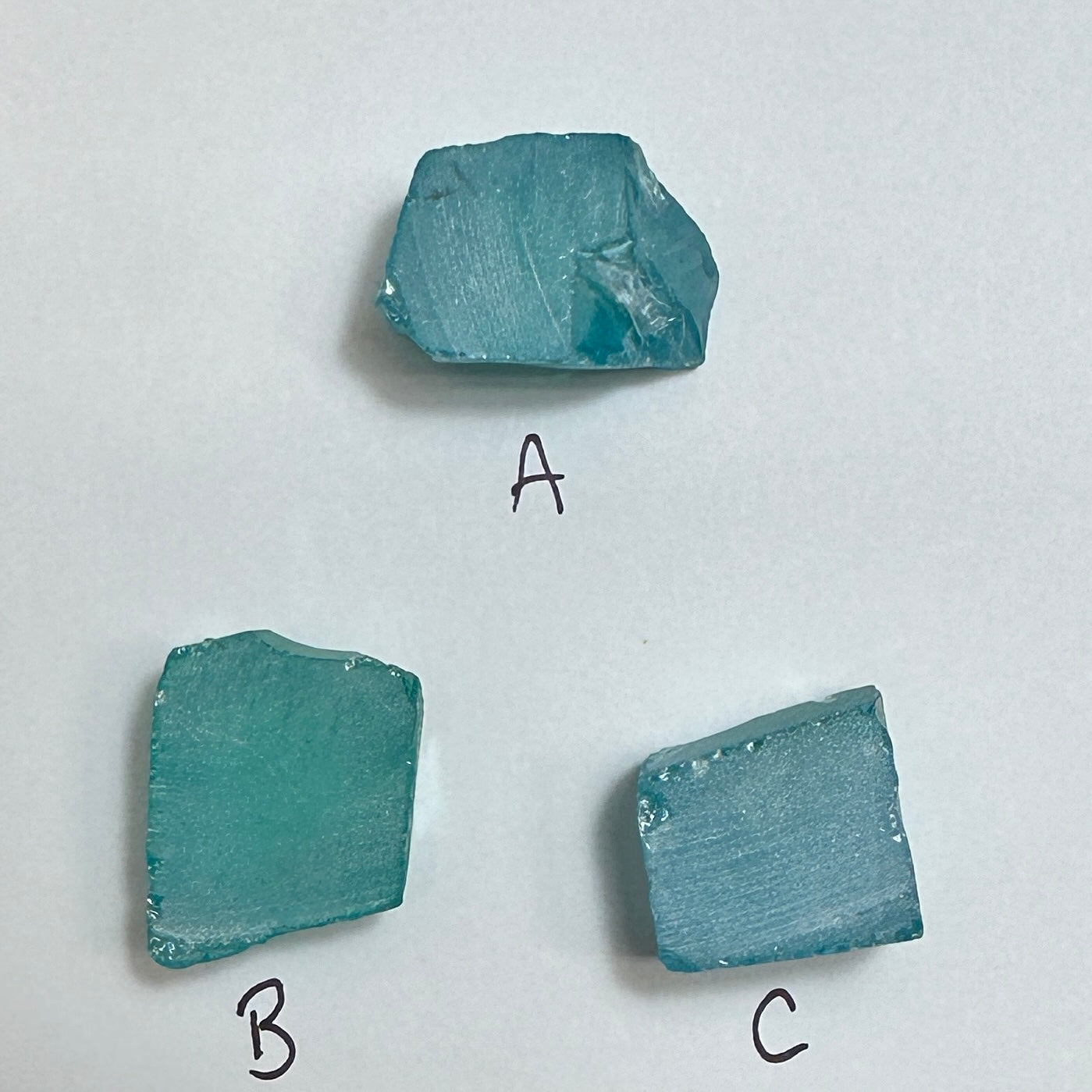 Paraiba Blue CUBIC ZIRCON Facet Rough