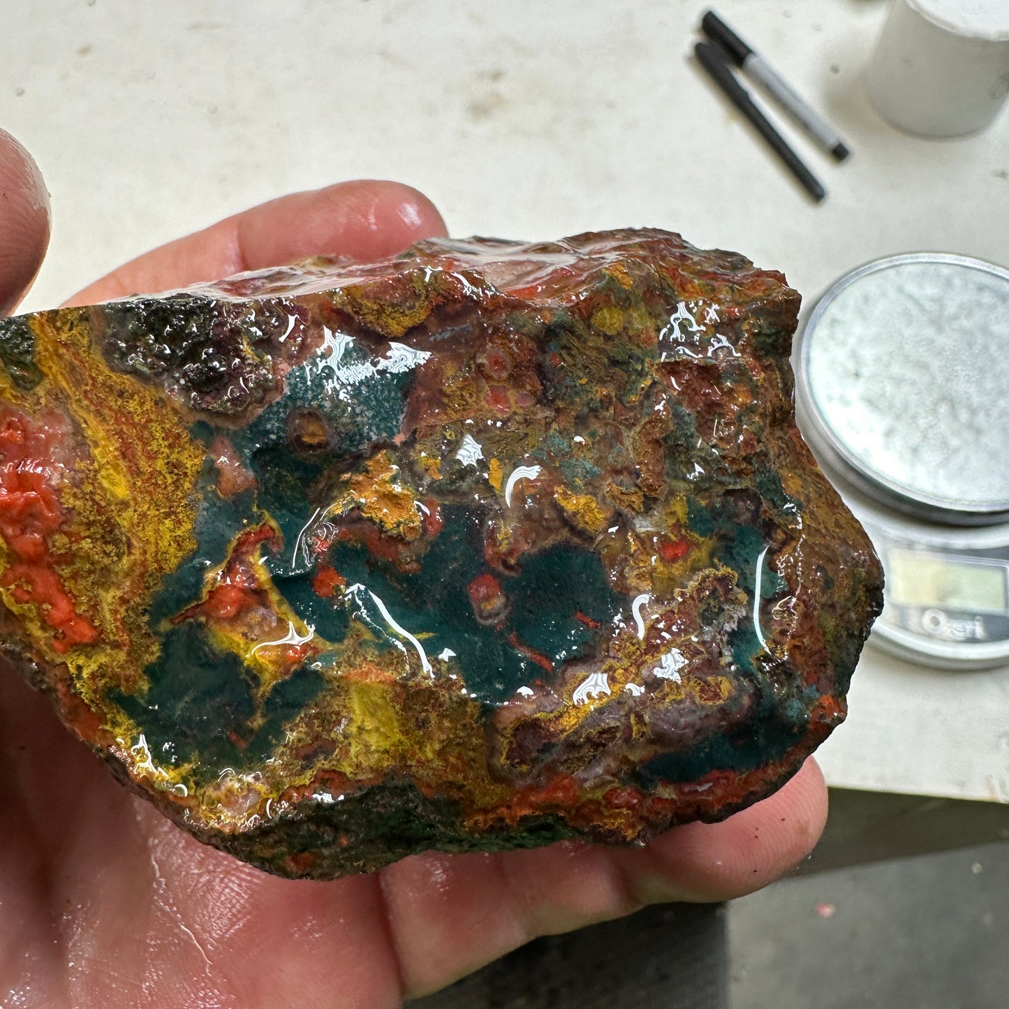 MOROCCAN AGATE Rough - 1.25 Pounds