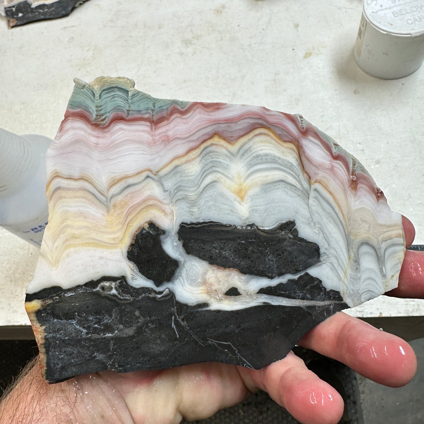 WINDY MOUNTAIN AGATE Slab - 253 grams